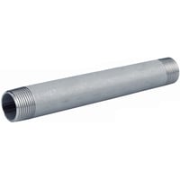 Nippelrr, rustfrit stl (AISI 316), ” x “, 100 mm