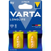 LONGLIFE batteri, 9V, 2-pak - Varta