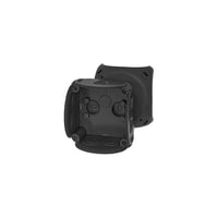 Forgreningsdåse uden klemmer 84x84x55 mm - Sort