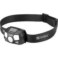 Sandberg Pandelampe 5-i-1 Genopladningssensor - 900mAh, 200 lumen, 6 timer - Sort