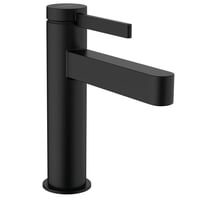 Hansgrohe Finoris 110 hndvaskarmatur, 1-grebs, m/ push-up bundventil, mat sort