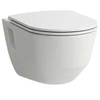 Laufen Pro hængeskål Rimless type 820964 inkl. Slim toiletsæde m/Soft Close & Quick Release beslag type 898966. Boltafstand 180 mm.