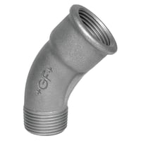 Galvaniseret bjning 45 m. mf/np - " x " billede