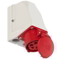 CEE Vgudtag, 16A, 5P, 400V, rd, IP44 – PC Electric