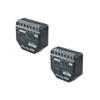 Shelly 2PM Gen4 - WiFi + Zigbee rel/jalousi, 2 kanaler, effektmling (24VDC/230VAC), 2 pak