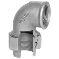 Galvaniseret vinkel union 90 m. mf/mf - " x "