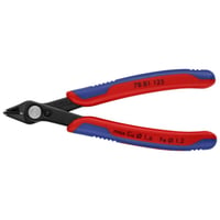 Knipex elektronik bidetang Super Knips, bruneret m/lille facet, 125 mm