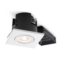 Uni Install indbygningsspot, inkl. LED-pre (Nordtronic Value / CRI>90 FlickerFree / 5W / 350lm / 38 / 2700K / dmpbar