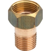 1.1/4" x 1" forskruning med omlber, rdgods silicium bronze