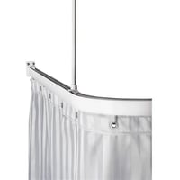 Forhngsstang 90×90, hvid, med loftsttte
