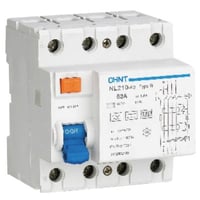Chint HPFI rel, 63A, 4P, AC/DC, 30mA, 10kA