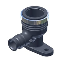 Uponor Smart Aqua dkvinkel QogE PPSU, 16-Rp1/2″, l=43mm