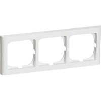 LK FUGA – Softline 63 vandret ramme, 3 modul, hvid