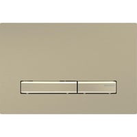 Geberit Sigma50 Square Betjeningsplade Messing/brstet Messing