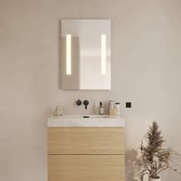 Godhavn spejl med LED lys, 600 x 850 mm