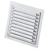 Jalousirist med insektnet, 200 x 200 mm, alu – Duka