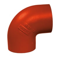 SML Støbejernsbøjning 100 mm 88°