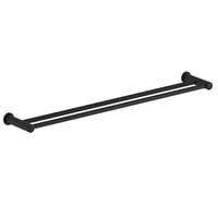 Damixa Silhouet hndkldestang, dobbelt, 800 mm, mat sort