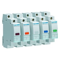 Hager Signallampe 230V LED Rød for din-skinne SVN122 (12 stk)
