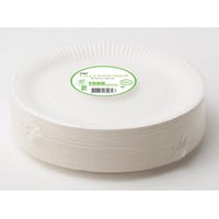 Tallerken middag pap, 23cm, hvid, 100 stk/pak – Antalis