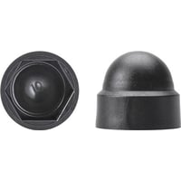 DRESSELHAUS Møtrikbeskytter for beskyttelse af skruehoveder og møtrikker M10, nøglevidde SW17 sort - (50 stk.)