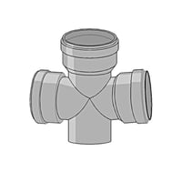 Friaphon 110 mm x 110 mm x 87 dobbelt grenrr billede