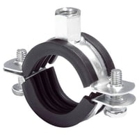 SaMontec - Rrbjle 'FRS' m. gummi isolering, 2 skruer og M8/M10 kombigevind til 133-141 mm (5") rr