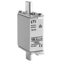 ETI sikring NH00, 35A, 500V, gl/gg