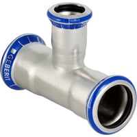 Mapress Rustfrit, 18 x 15 x 18 mm t-stykke, presmuffe/presmuffe/presmuffe - Geberit