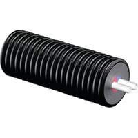 Ecoflex rr thermo twin, 2x40mm, 3,7mm tykkelse, 175mm ydre diameter - pr. meter