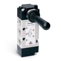 Manually operated valve-5/3 CC-1/8 - lever-spring368-905 MAN. VALVE SER. 3