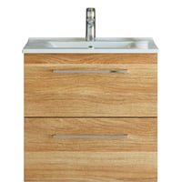 Dansani 61 cm mbelpakke Mido+, 2 skuffer, vask AMBER, varm eg