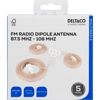 FM dipole antenna, 87.5 MHz - 108 MHz, IEC 169-2 hun