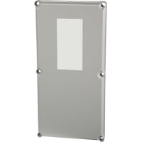 Dksel med rude, 560 x 280 x 30 mm, gr - Fibox billede