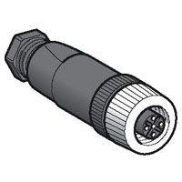 Stik M12, 5P, lige, type D, hun