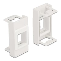 Easy 45 Module Keystone Holder 22.5 x 45 mm, white