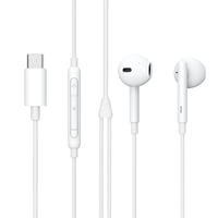 In-ear hretelefoner, Earpod med USB-C stik, 1,2 meter kabel, hvid