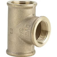 T-stykke, 1 1/4", rdgods silicium bronze, 10 bar, DVGW billede