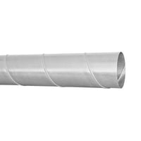 Ventilationsrr, 100 mm, 2 meter, galvaniseret