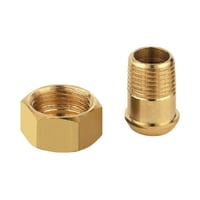 Forskruning til Taco-Setter, 1" muffe x 3/4" nippel med pakning