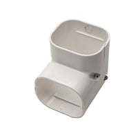 Qsantec QC vinkel, vertikal, 90, hvid