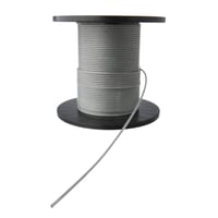 Galv Stlwire med PVC, 2-3mm, 6X7+1, rulle a 25 meter – MichLar – 25 meter