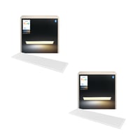 Philips Hue Aurelle panel, 120x30 rektangel, White Ambiance, 39W, 3750lm, Zigbee + Bluetooth, hvid - 2 stk