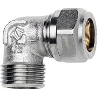 FPL - Kompressions vinkel 90 m. nippel, 12 mm x "