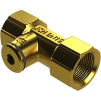 JCH 1/2" kontrollerbar kontraventil med muffer og inspektionshul