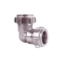 Conex 15 mm kompressionsvinkel, krom, til pex og kobber