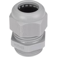 Forskruning Perfect M20x1,5 kabel  10-14 IP68 UL, langt gev. polyamid, lysegr RAL