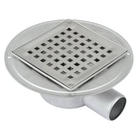 BLCHER aflbsskl, 50 mm, u/studs, vandret, lav