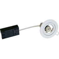 Billede af Downlight Euro Spot 80, GU10, rund, uden lyskilde, mat hvid