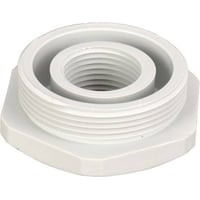 Reduktion m.sekskant, udvendig M40 indvendig M20 polyamid, lysegr RAL 7035 billede